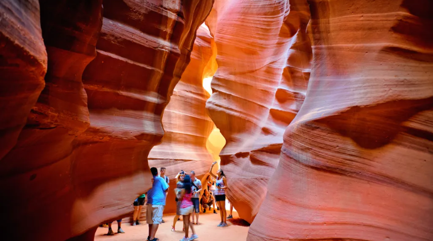 Family vacation to Antelope Canyon.